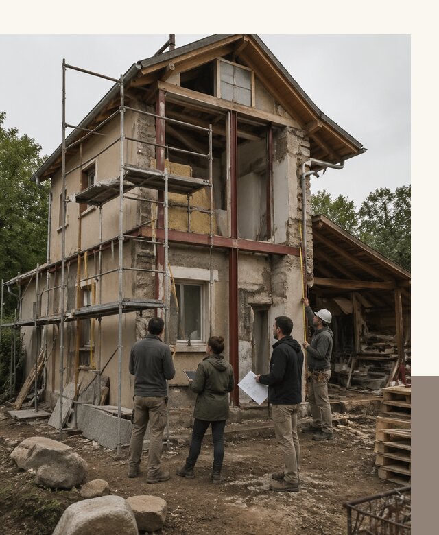 Реконструкция загородного дома под ключ в Елизове от бюро