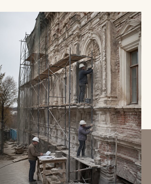 Реставрация объектов культурного наследия под ключ в Елизове